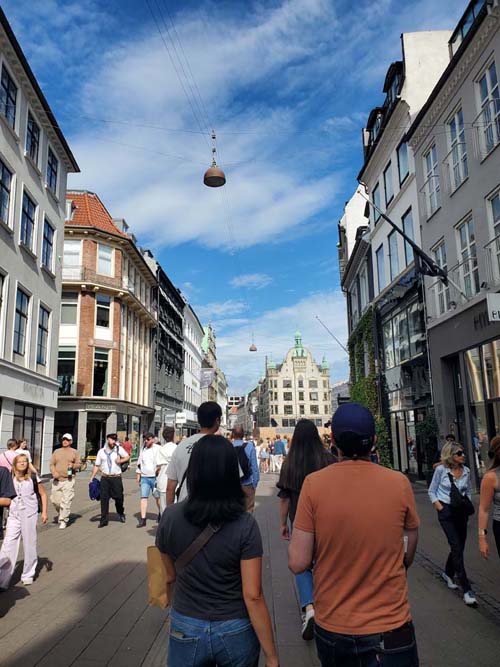 Strøget Near Amagertorv, Copenhagen, Denmark, July 23, 2025