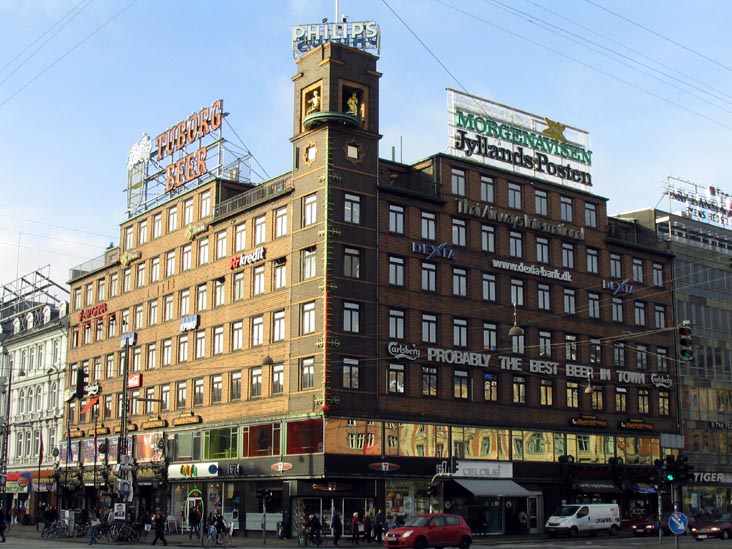 Thermometer, Rådhuspladsen (City Hall Square), Copenhagen, Denmark, November 16, 2007