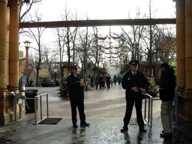 Tivoli Gardens, Vesterbrogade Entrance, Copenhagen, Denmark, November 16, 2007