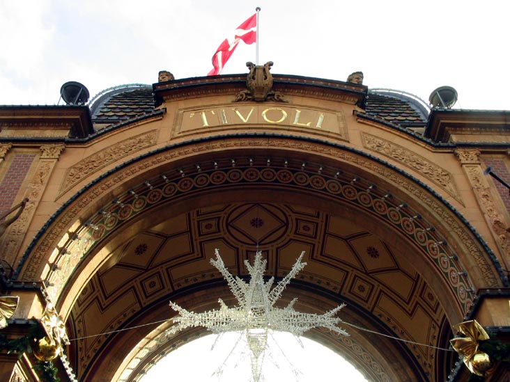 Tivoli Gardens, Vesterbrogade Entrance, Copenhagen, Denmark, November 16, 2007