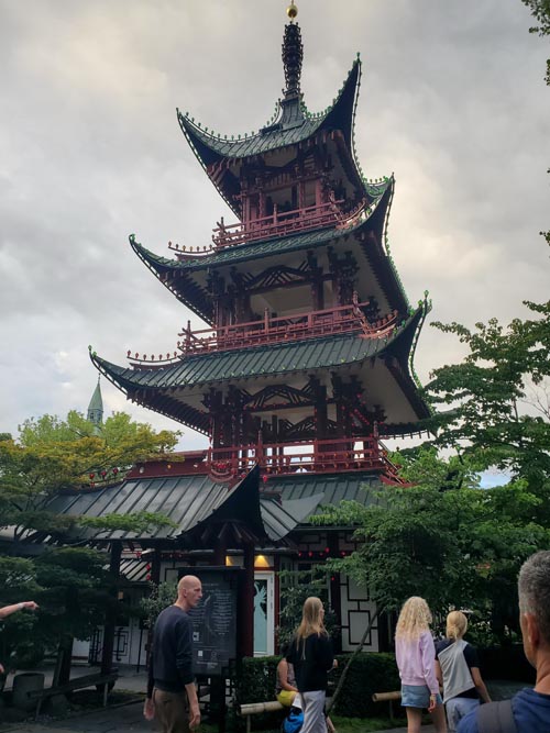 Chinese Tower, Tivoli Gardens, Copenhagen, Denmark, July 24, 2025