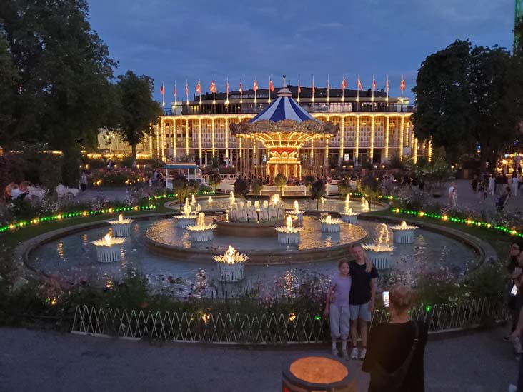 Fountain, Tivoli Gardens, Copenhagen, Denmark, July 24, 2025