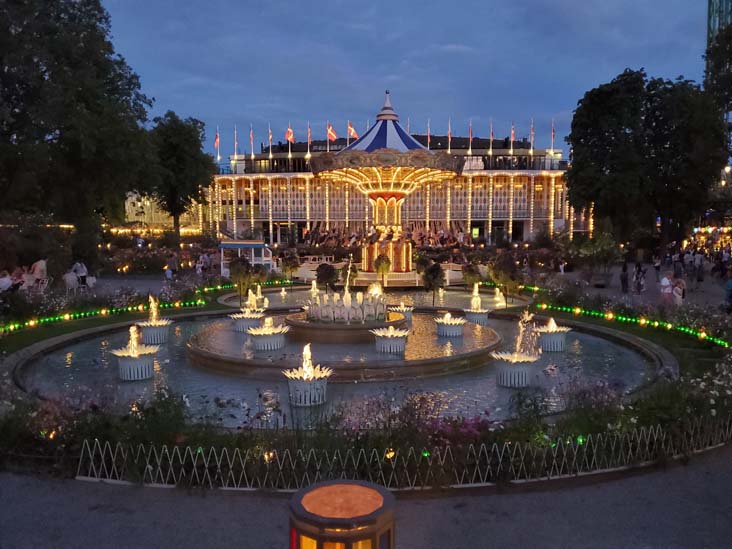 Fountain, Tivoli Gardens, Copenhagen, Denmark, July 24, 2025