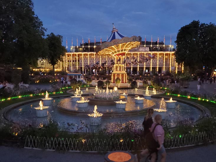 Fountain, Tivoli Gardens, Copenhagen, Denmark, July 24, 2025