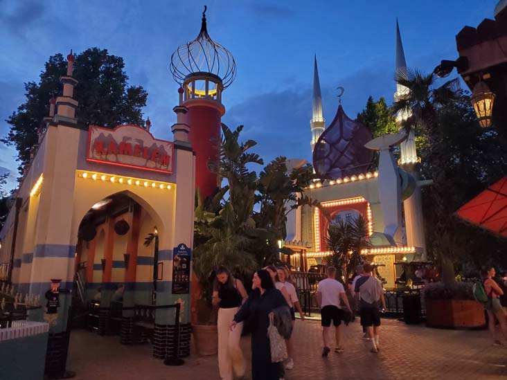 Camel Trail and Monsoon, Tivoli Gardens, Copenhagen, Denmark, July 24, 2025