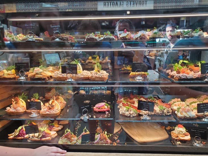 Smørrebrød, Torvehallerne, Frederiksborggade 21, Copenhagen, Denmark, July 28, 2025
