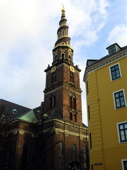 Vor Frelsers Kirke From Dronningensgade, Christianshavn, Copenhagen, Denmark, November 16, 2007