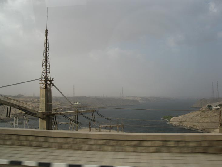 View Downstream From Aswan High Dam, Aswan, Egypt