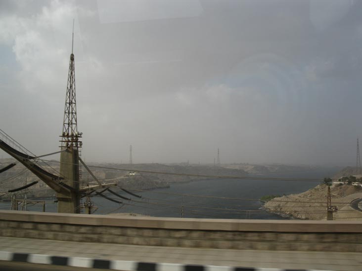 View Downstream From Aswan High Dam, Aswan, Egypt