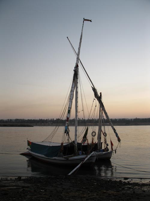 Felucca Boats, Nile River, Aswan, Egypt