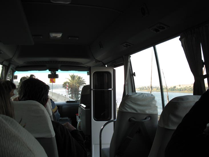 Minivan Shuttle For Felucca Cruise, Nile River, Aswan, Egypt