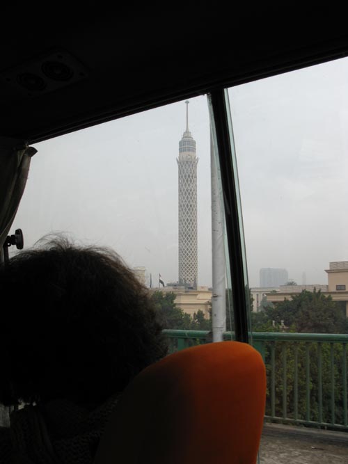 Cairo Tower From 6th October Bridge, Cairo, Egypt