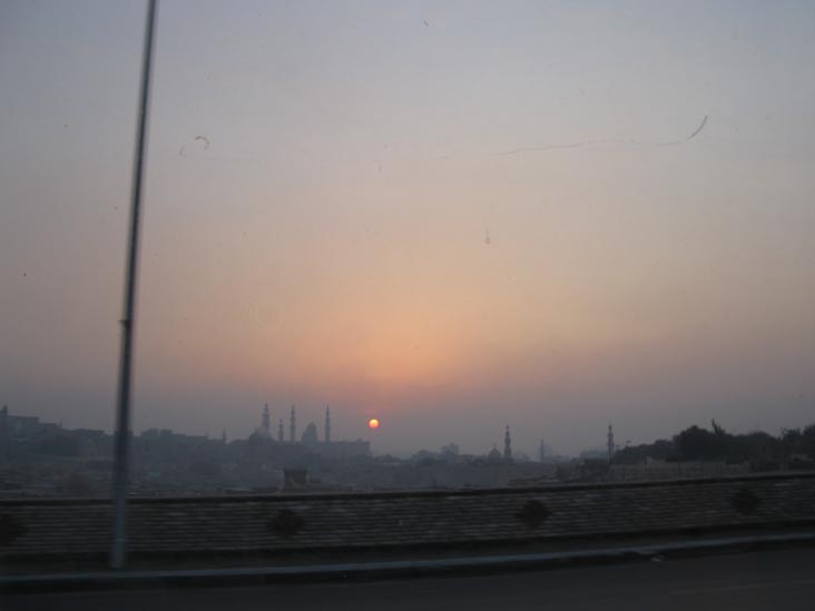 Sunset Over Mosque of Mohamed Ali and Cairo Citadel, Cairo, Egypt