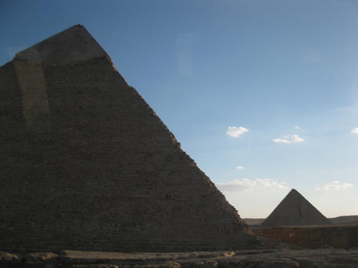 Pyramid of Khafre and Pyramid of Menkaure, Giza Pyramid Complex, Cairo, Egypt