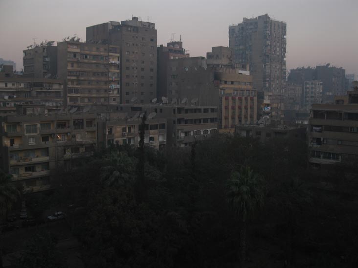 Port Said Square, View From Room 708, Zayed Hotel, 42 Abu El Mahasen El Shazly Square, Mohandeseen, Cairo, Egypt