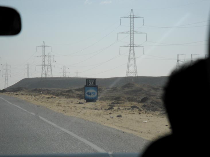 Highway 33, 28 Kilometers West of Suez, Egypt
