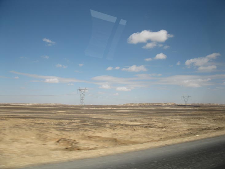 Highway 33 Between Suez and Nakhl, Sinai, Egypt