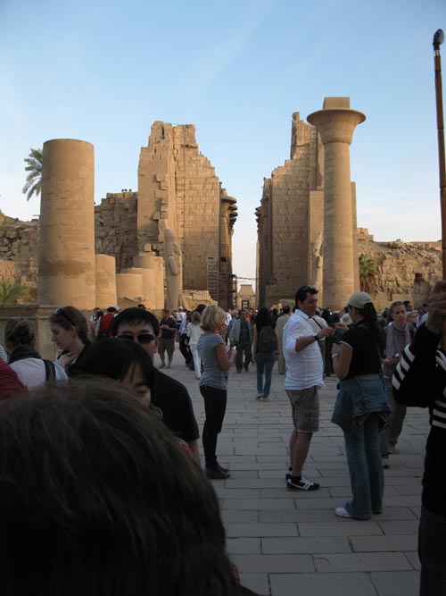 First Court/Great Forecourt, Temple of Amun, Karnak Temple Complex, Luxor, Egypt