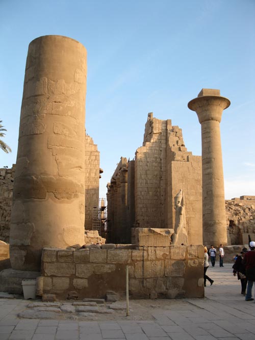 First Court/Great Forecourt, Temple of Amun, Karnak Temple Complex, Luxor, Egypt