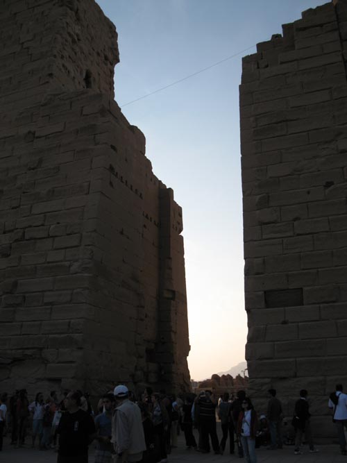 First Court/Great Forecourt, Temple of Amun, Karnak Temple Complex, Luxor, Egypt