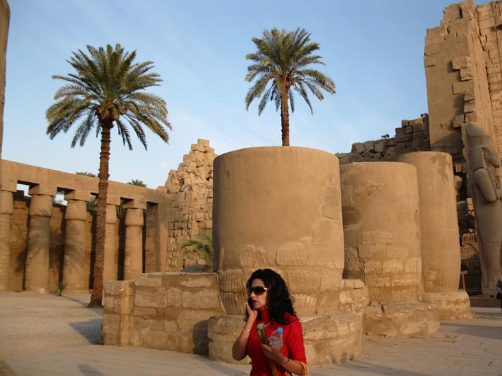 First Court/Great Forecourt, Temple of Amun, Karnak Temple Complex, Luxor, Egypt