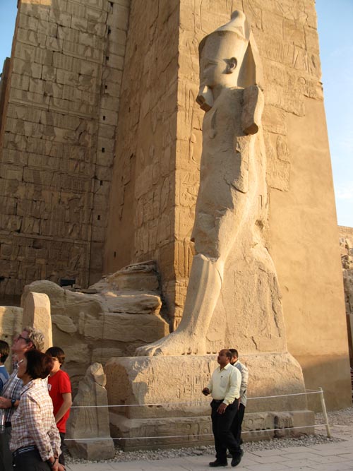 First Court/Great Forecourt, Temple of Amun, Karnak Temple Complex, Luxor, Egypt