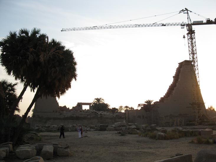View Toward Ninth Pylon, Karnak Temple Complex, Luxor, Egypt