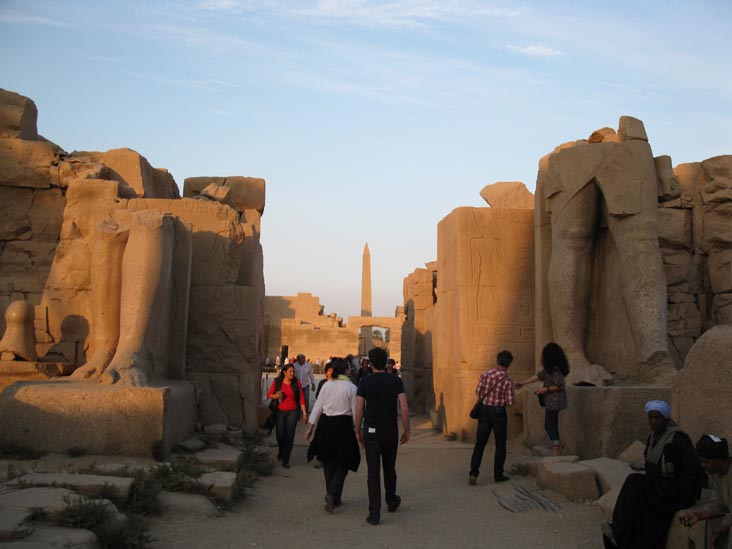 View Toward Eighth Pylon, Karnak Temple Complex, Luxor, Egypt