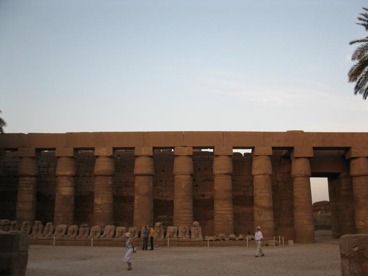 First Court/Great Forecourt, Temple of Amun, Karnak Temple Complex, Luxor, Egypt