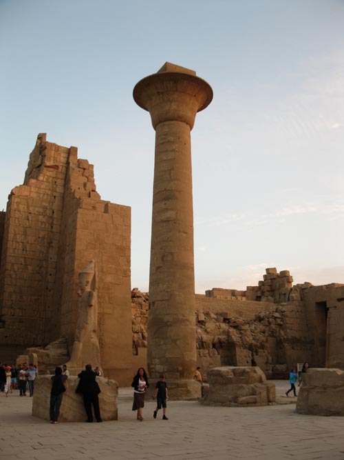 First Court/Great Forecourt, Temple of Amun, Karnak Temple Complex, Luxor, Egypt