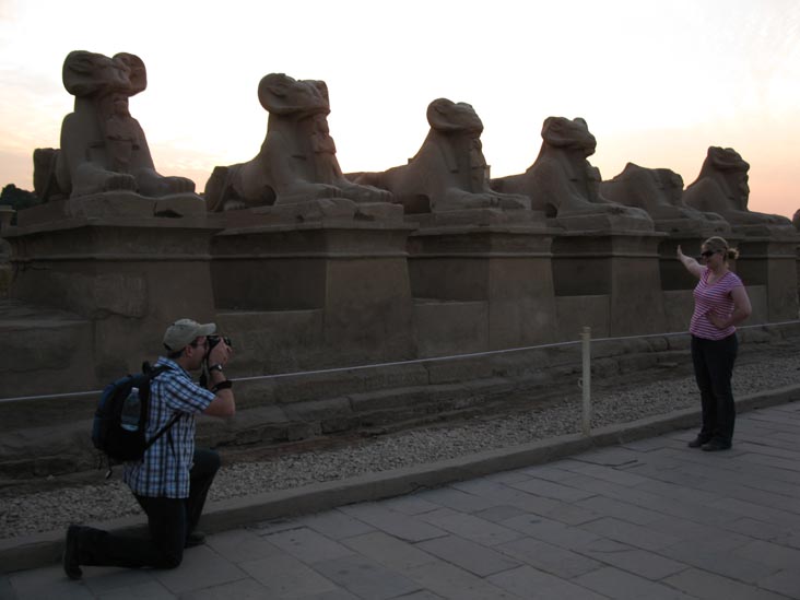 Sphinxes, Temple of Amun, Karnak Temple Complex, Luxor, Egypt