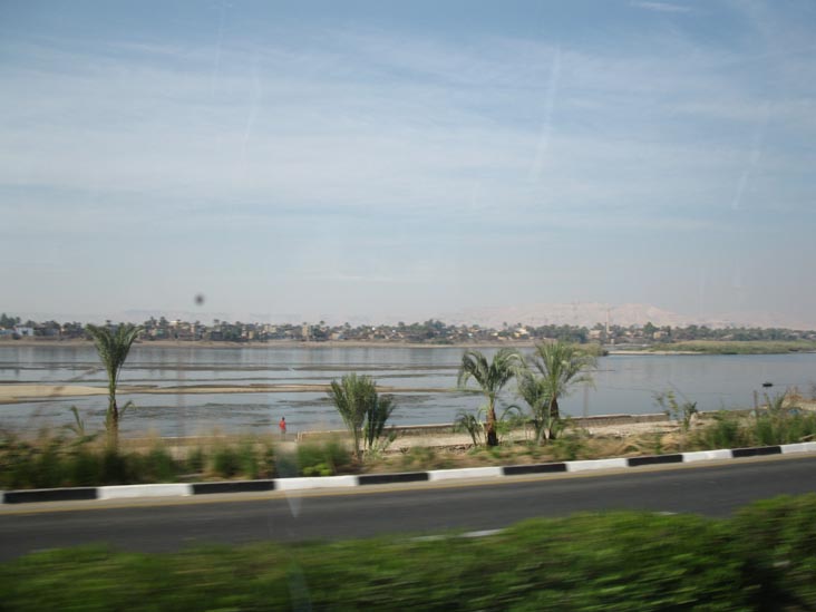 Nile River, Mubarak Touristic Road, Luxor, Egypt