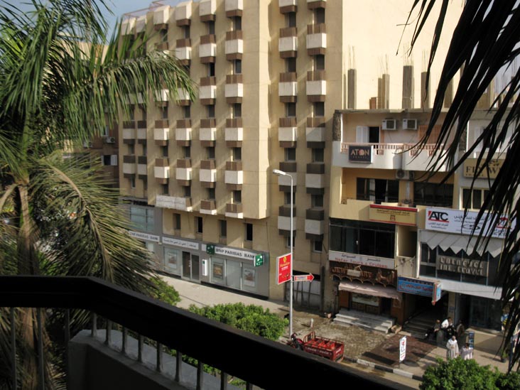 View of Khaled Ibn El Waild Street From Balcony of Room 403, Pyramisa Isis Hotel & Suites Luxor, Khaled Ibn El Waild Street, Luxor, Egypt