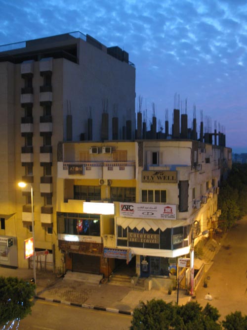 View of Khaled Ibn El Waild Street From Balcony of Room 403, Pyramisa Isis Hotel & Suites Luxor, Khaled Ibn El Waild Street, Luxor, Egypt