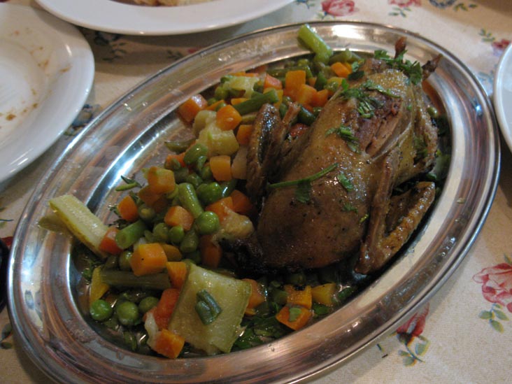 Hamam Mahsi (Stuffed Pigeon), Sofra Restaurant & Cafe, 90 Mohamed Farid Street, Luxor, Egypt