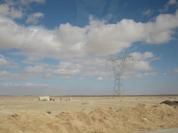 Highway 33 Between Suez and Nakhl, Sinai, Egypt, January 5, 2011