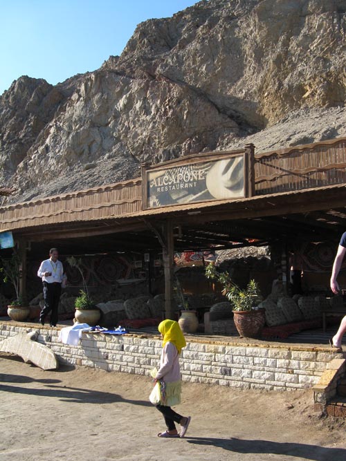 Al Capone Restaurant, Blue Hole, Red Sea, Dahab, Sinai, Egypt