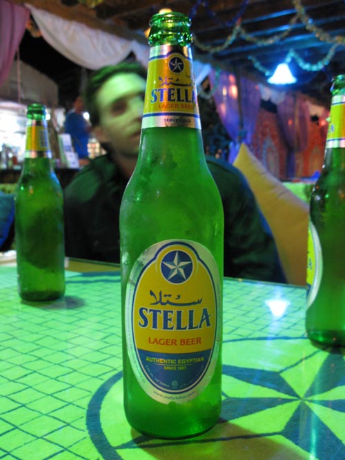 Stella Beer, Yalla Bar & Restaurant, Masbat, Dahab, Sinai, Egypt