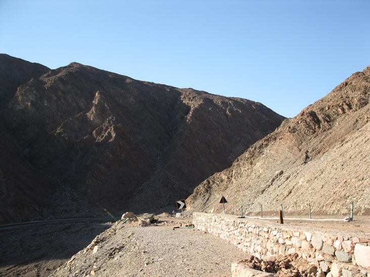 Highway 66 From Fiord Bay Rest House, Highway 66 Near Taba, Sinai, Egypt