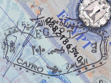 Egyptian Passport Stamp