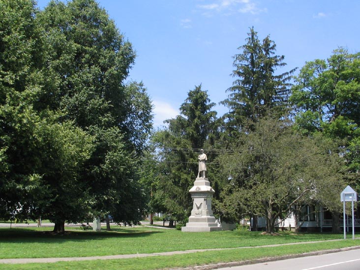 Soldiers' Monument, Liberty Street, Bath, New York, July 16, 2006