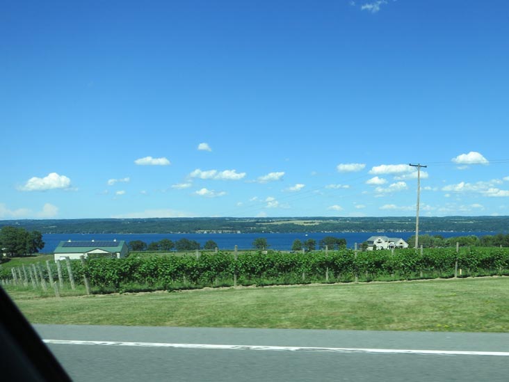 Cayuga Lake From New York State Route 89, Seneca County, New York, July 1, 2012