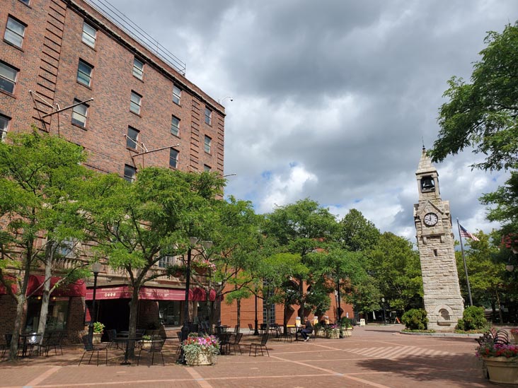 Centerway Clock Tower, Corning, New York, August 30, 2020
