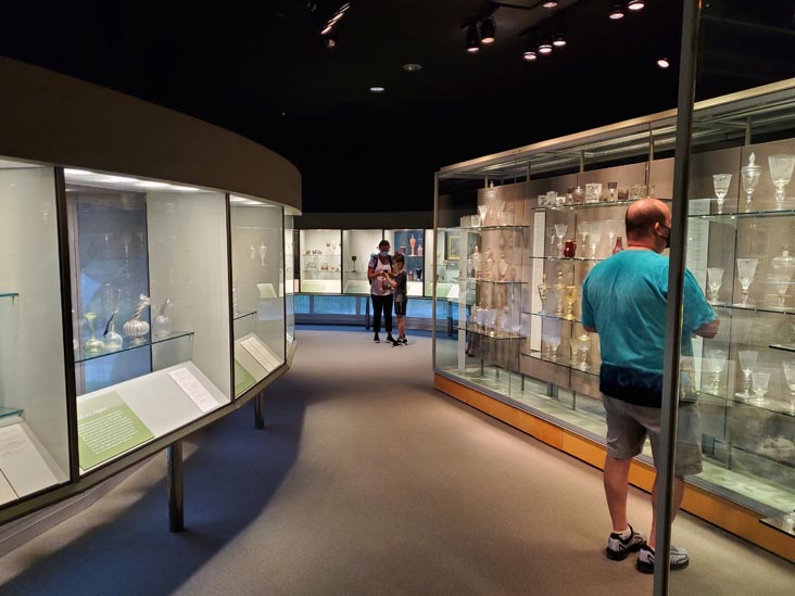 35 Centuries of Glass Galleries, Corning Museum of Glass, Corning, New York, August 29, 2020
