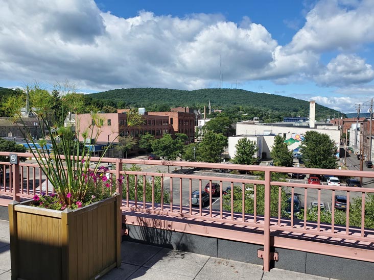 Terrace, Rockwell Museum, Corning, New York, August 30, 2020