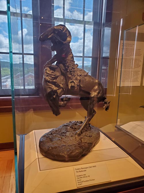 The Rattlesnake by Frederic Remington, Rockwell Museum, Corning, New York, August 30, 2020