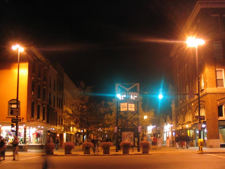 Ithaca Commons From State Street, Ithaca, New York