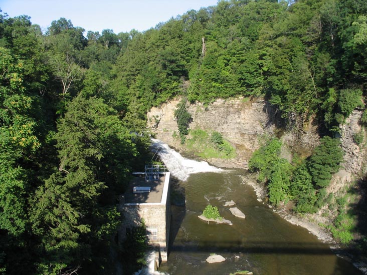 Fall Creek From The Suspension Bridge, Cornell University, Ithaca, New York, July 16, 2006