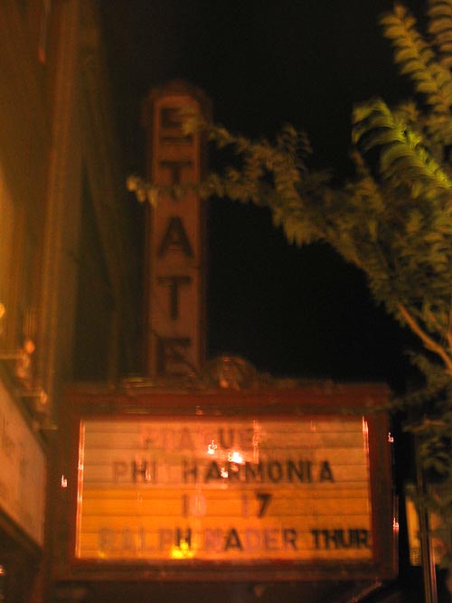 The State Theatre, 107 West State Street, Ithaca, New York, October 9, 2004