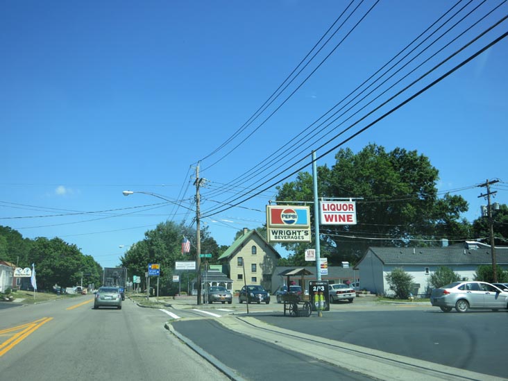 South Franklin Street/New York State Route 14 at South Avenue, Watkins Glen, New York, July 2, 2012